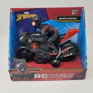 Marvel Spider-Man Miles Morales Remote Control Motorbike RC Toy Ages 8+